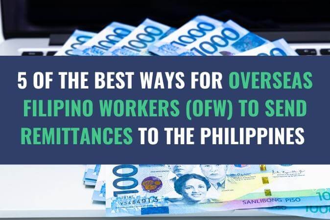 An image of currency bills laid out on a laptop with the title - 5 Best Ways for Overseas Filipino Workers (OFWs) to Send Remittances to the Philippines