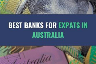 A zoomed in image of currency bills with the title - Best Banks for Expats in Australia