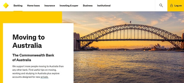 Best Australian Banks for Expats - Commonwealth Bank