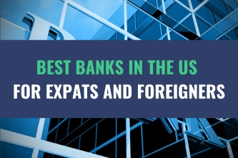 An image of a building with a bank sign on it with the title - Best Banks In The US For Expats And Foreigners