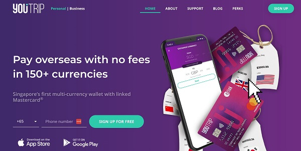 Best financial apps for expats living in Singapore - YouTrip