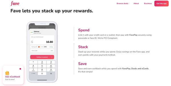 Best mobile wallets in Singapore - FavePay