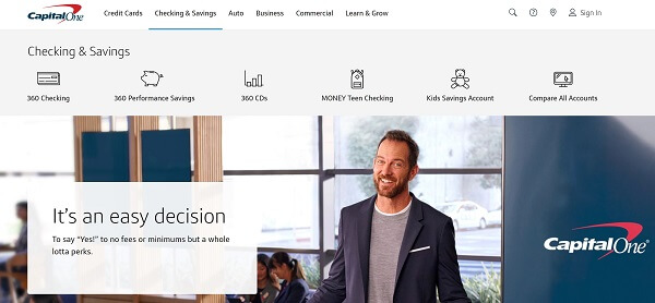 Best US banks for foreigners and expats - Capital One