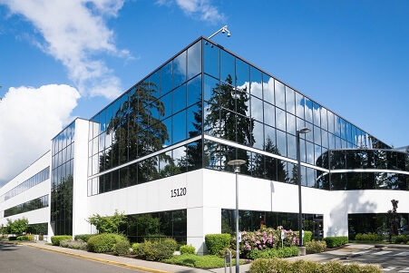 A commercial building in Redmond, USA