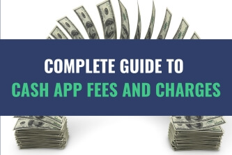 An image of US Dollar bills flying from one stack to another with the title - Complete Guide To Cash App Fees And Charges