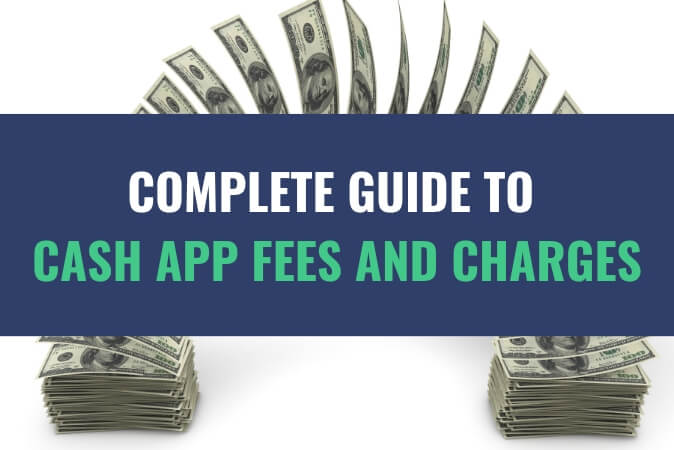An image of US Dollar bills flying from one stack to another with the title - Complete Guide To Cash App Fees And Charges
