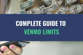 An image of a person holding a mobile phone with currency bills floating in the air with the title - Complete Guide To Venmo Limits