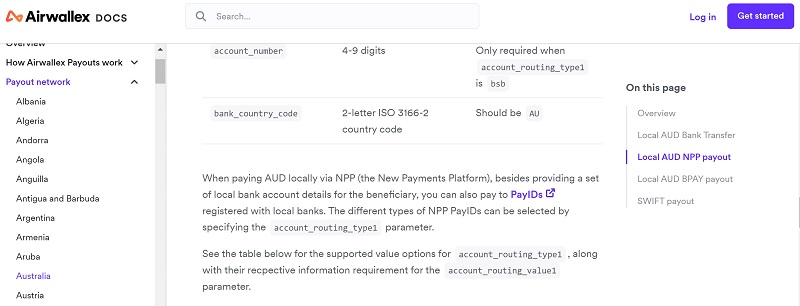 How to receive money in Australia with PayID using Airwallex