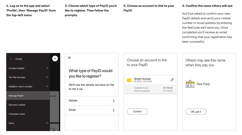 How to setup PayID for Commonwealth Bank