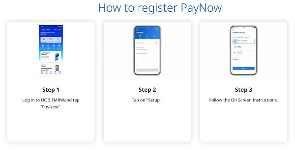 How to setup PayNow for UOB bank account