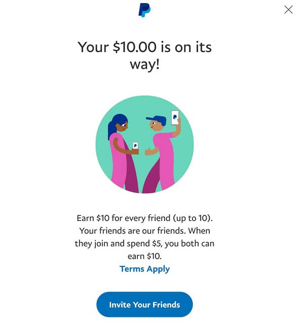 An image showing the confirmation screen when moving money from PayPal to your bank account