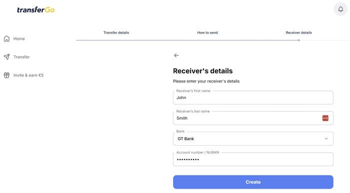 How to use a NUBAN Number to send money to Nigeria from overseas using TransferGo