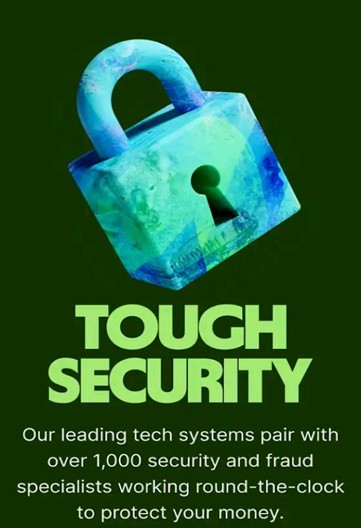 An image showing security and safety measures implemented by Wise