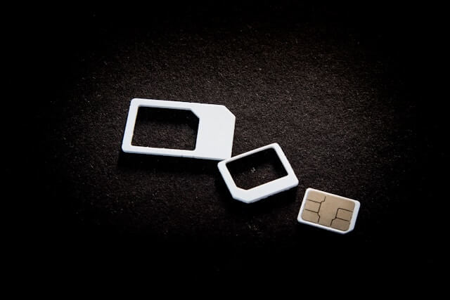 An image of SIM cards and their trays
