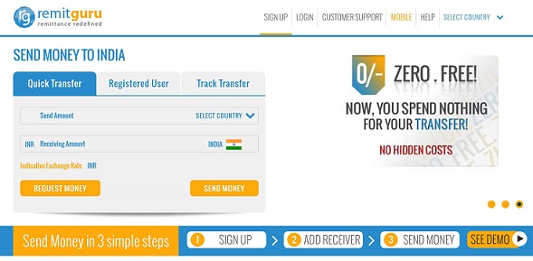 RemitGuru money transfer