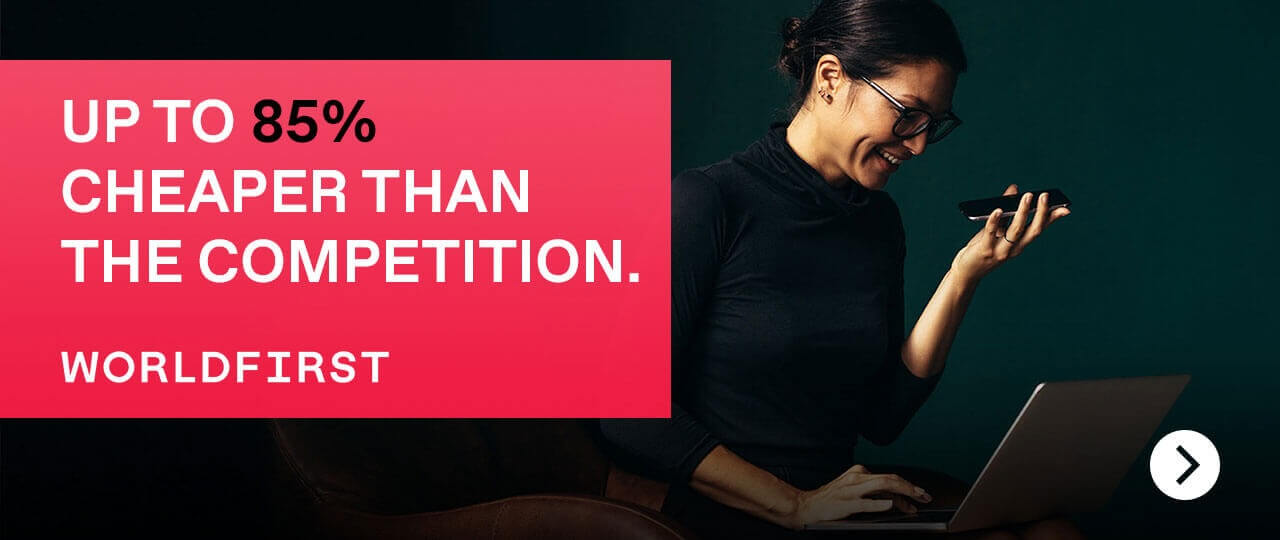 A smiling woman signifying a happy WorldFirst customer