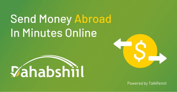 An image showing a Dahabshiil international money transfer banner