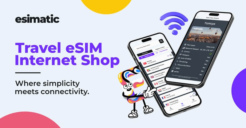 Features and benefits of Esimatic eSIMs