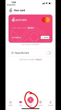 How to send money with Pomelo - start a new transfer