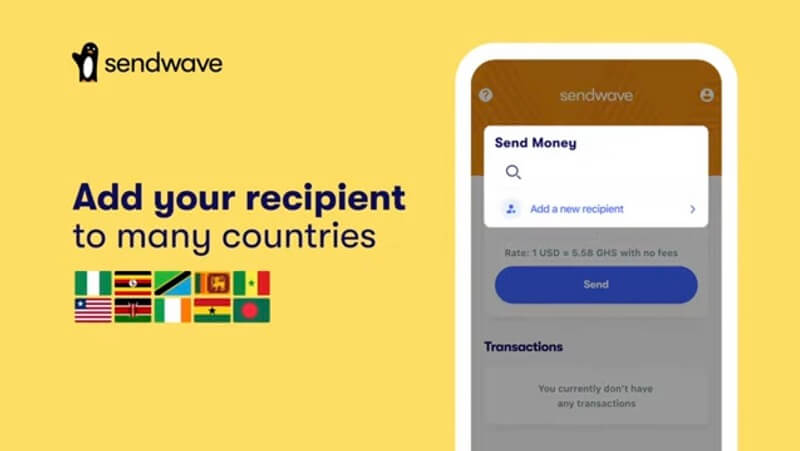 How to send money with Sendwave - Add your overseas recipient details