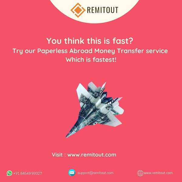 Send money overseas fast with Remitout
