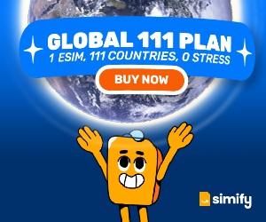 An introductory image to Simify eSIM data plans